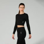 GSA R3 Seamless Ribbed Longsleeve Cropped Top