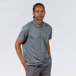 GSA Men Heather Polo T-Shirt