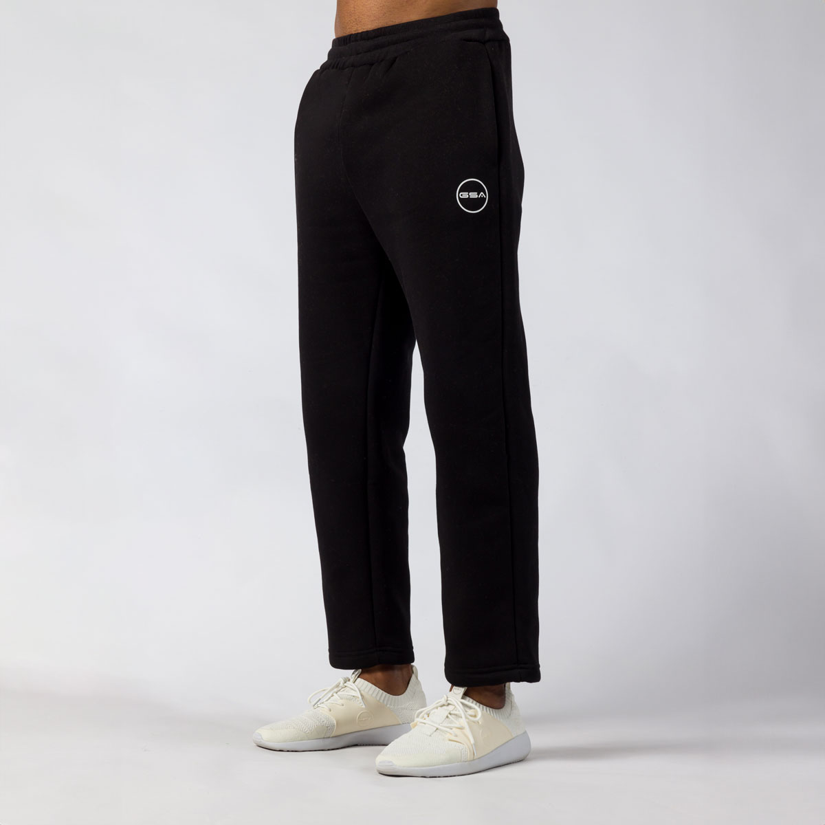 171361-BLACK-3 GSA Supercotton Men's Fleece Sweatpants Bootcut - Image 1