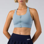 GSA Women's Athletic Racerback Bra with Zipper