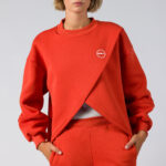 GSA Women's Supercotton Crossed Hoodie Fleece