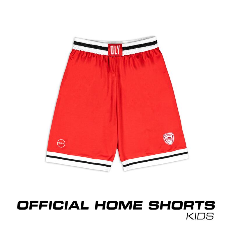 Olympiacos-Official-Home-KIDS-Shorts-FRONT