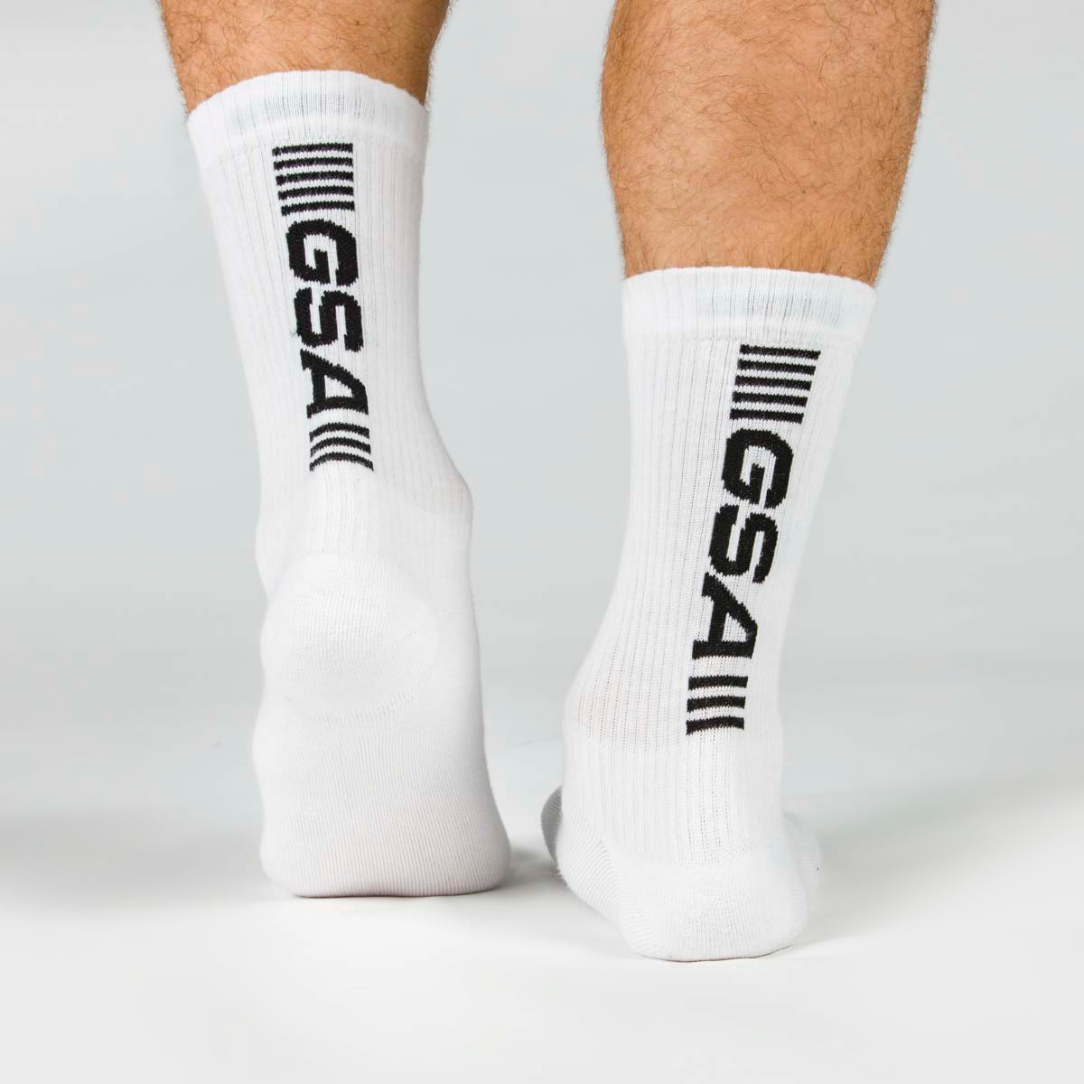 GSA SUPERLOGO Crew Socks Λευκό – Μαύρο 211965