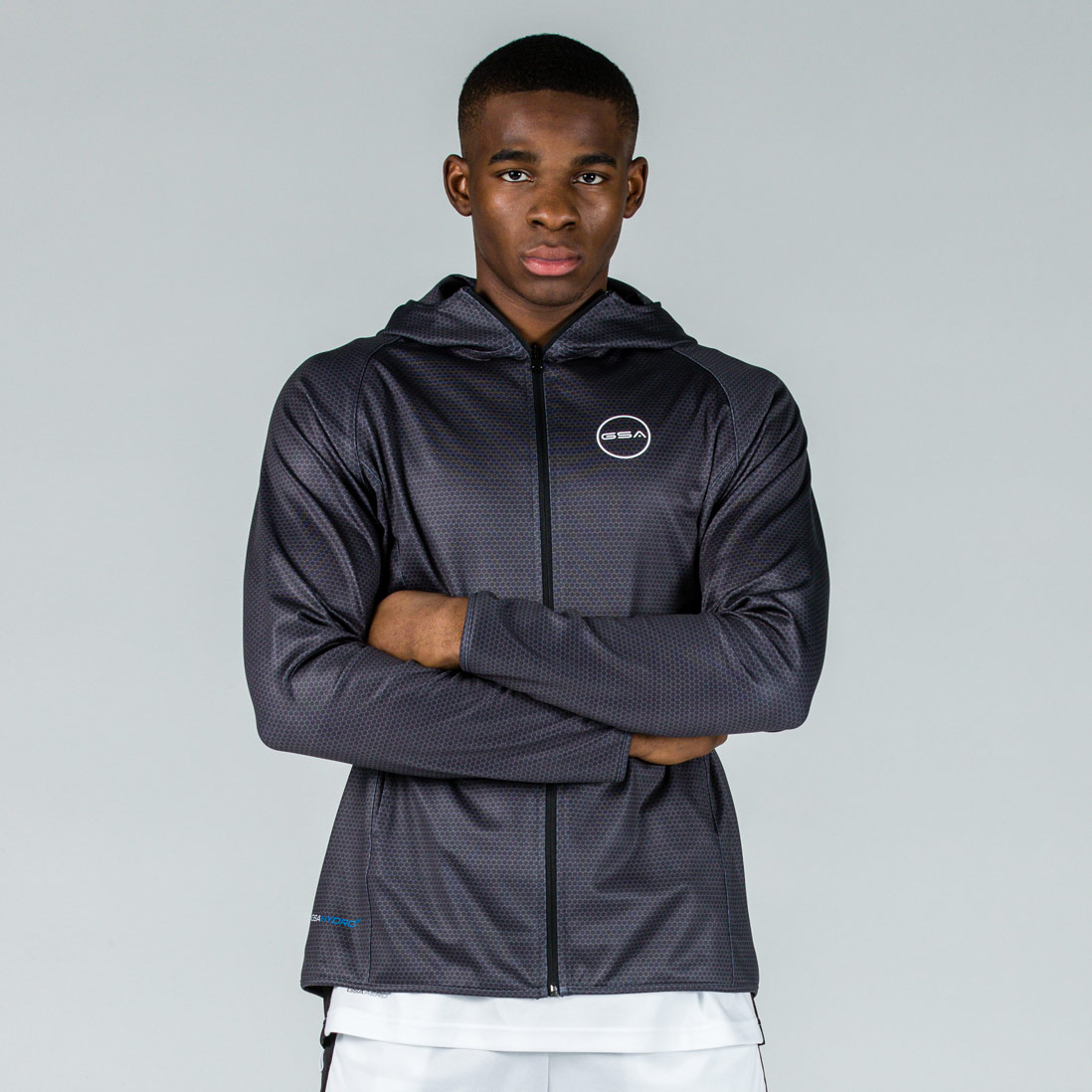 GSA Men's Active Hoodie Sports Jacket GSA Sport